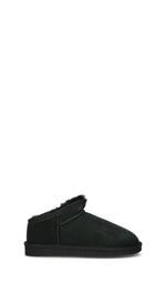 SHEEPSKIN Stivaletto pelo donna nero in suede