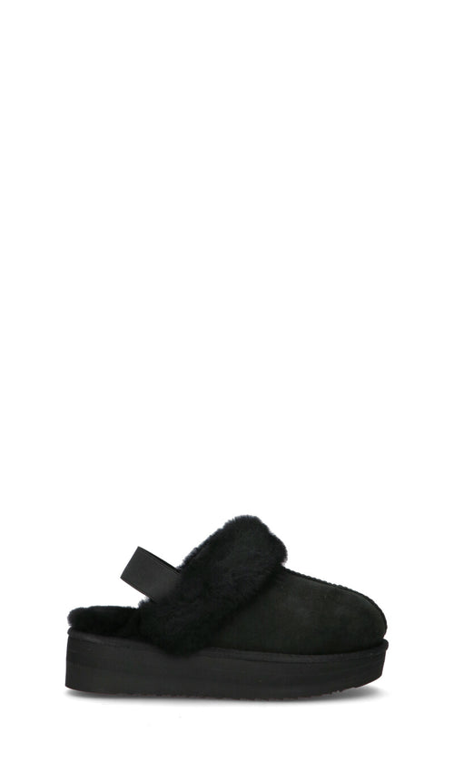 TOO LIKE Sabot donna nero in suede