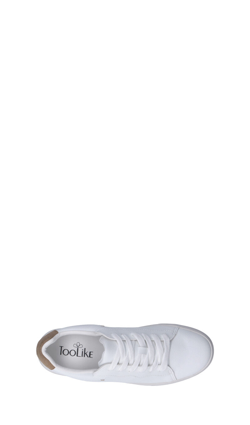 TOO LIKE Sneaker donna bianca/beige