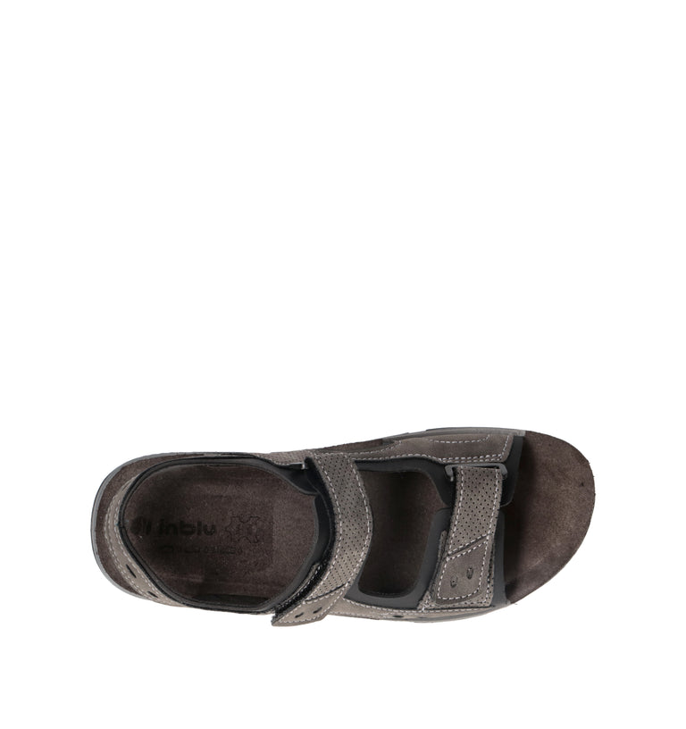INBLU Sandalo uomo grigio