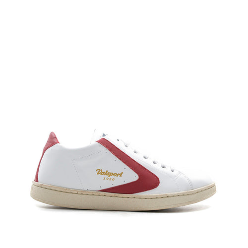 VALSPORT Sneaker uomo bianca/rossa in pelle