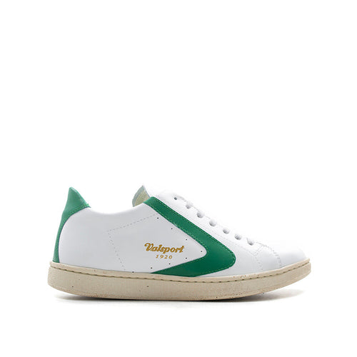 VALSPORT Sneaker uomo bianca/verde in pelle