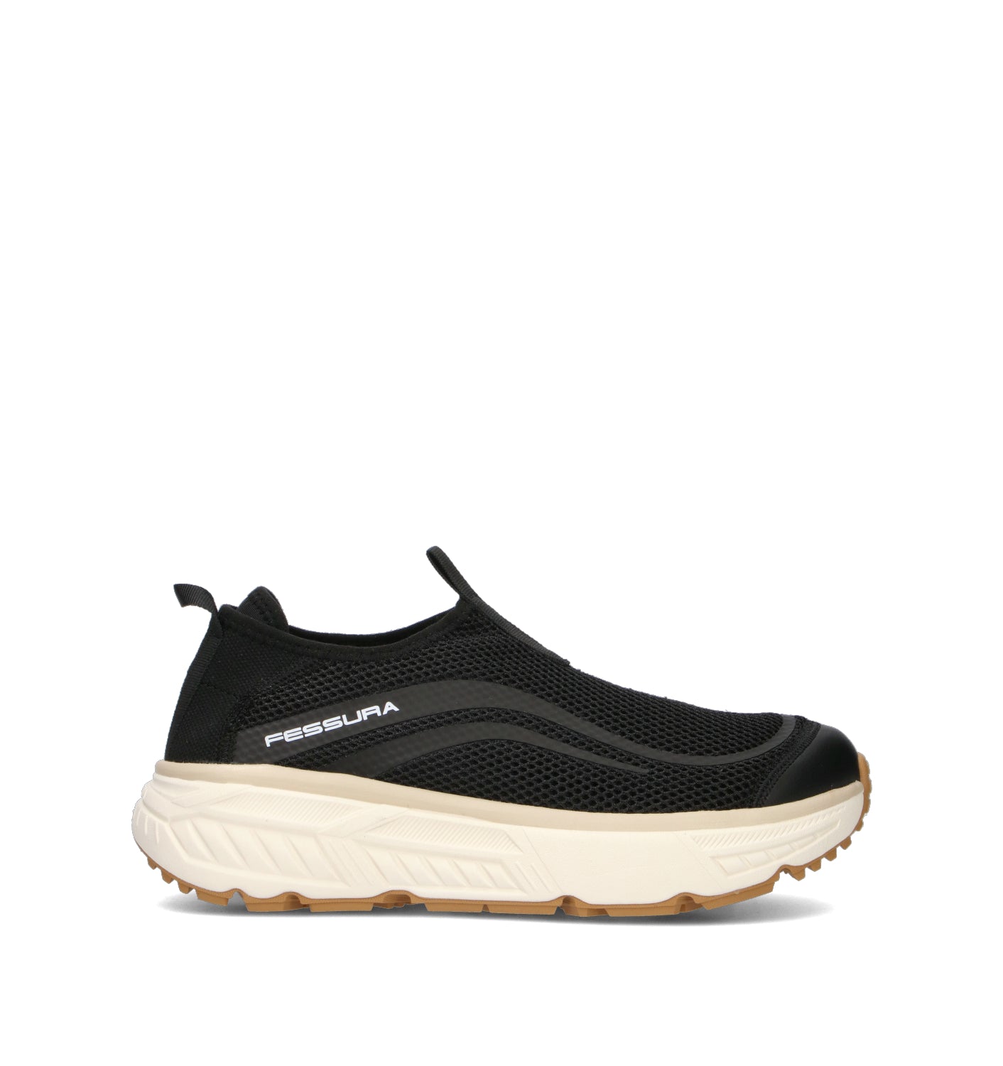 FESSURA Scarpa running uomo nera