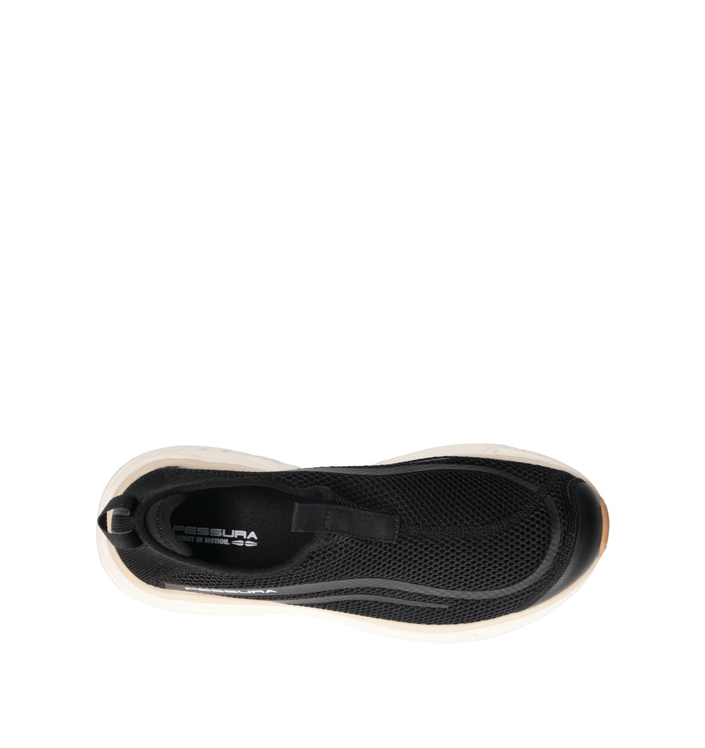 FESSURA Scarpa running uomo nera