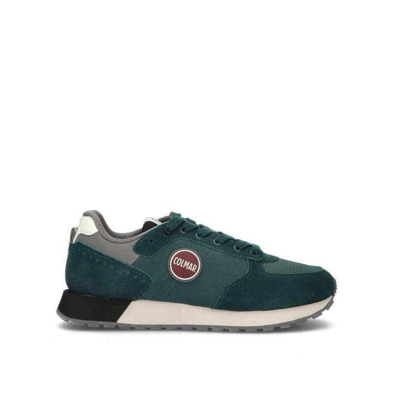 COLMAR Sneaker uomo verde in suede