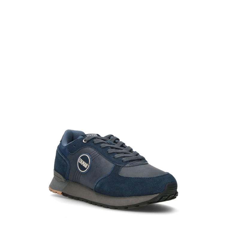 COLMAR Sneaker uomo blu in pelle
