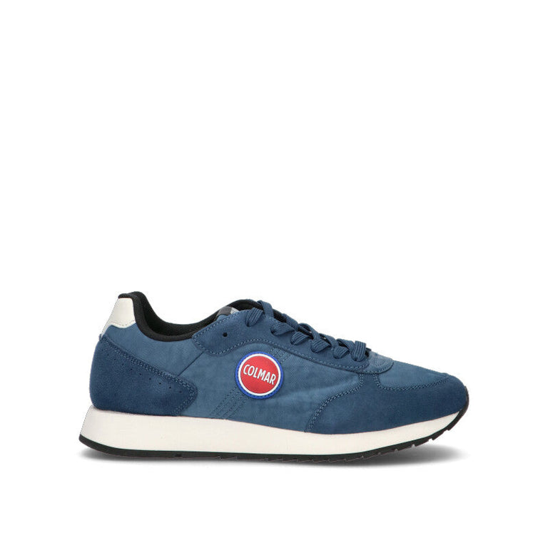 COLMAR Sneaker uomo blu in suede