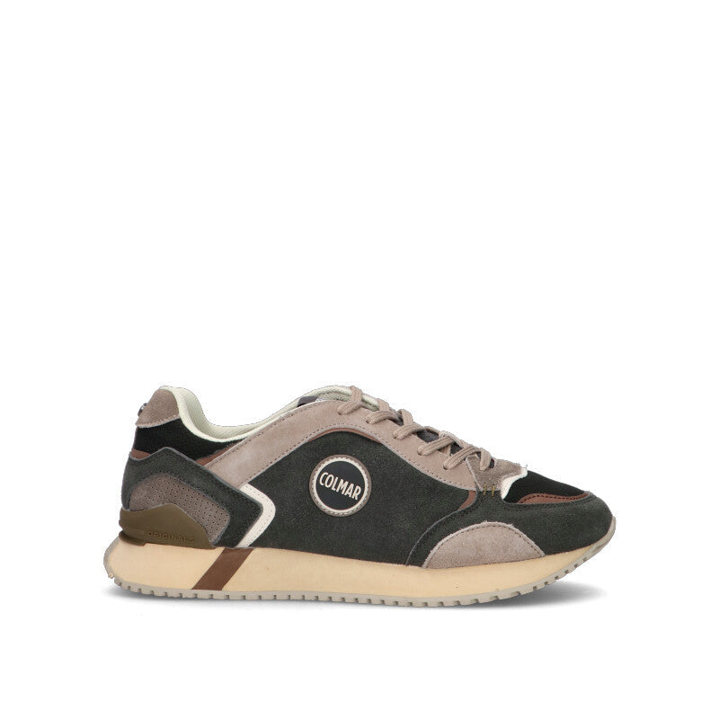 COLMAR Sneaker uomo grigia in suede