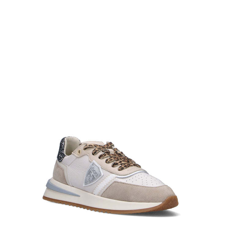PHILIPPE MODEL Sneaker donna bianca/sabbia