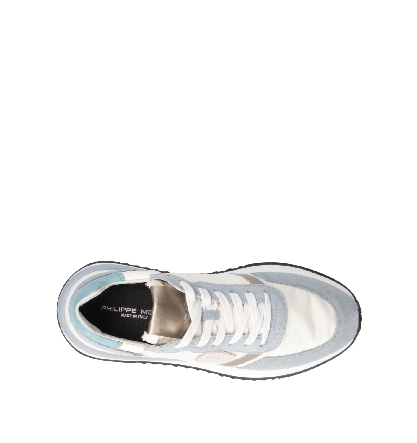 PHILIPPE MODEL Sneaker donna bianca/azzurra