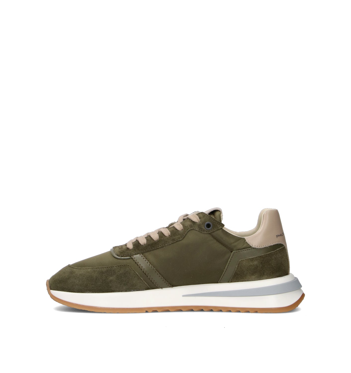 PHILIPPE MODEL Sneaker uomo oliva/beige