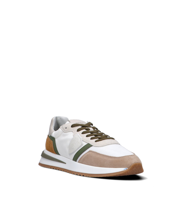 PHILIPPE MODEL Sneaker uomo bianca/marrone