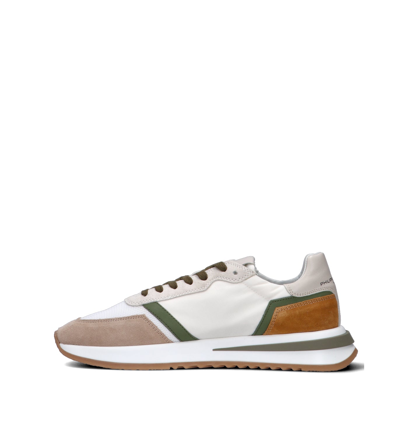 PHILIPPE MODEL Sneaker uomo bianca/marrone