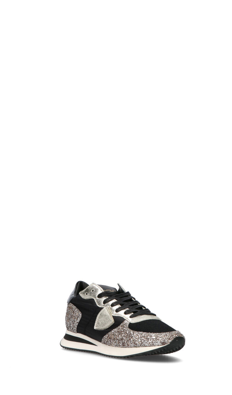 PHILIPPE MODEL Sneaker donna nera/argento