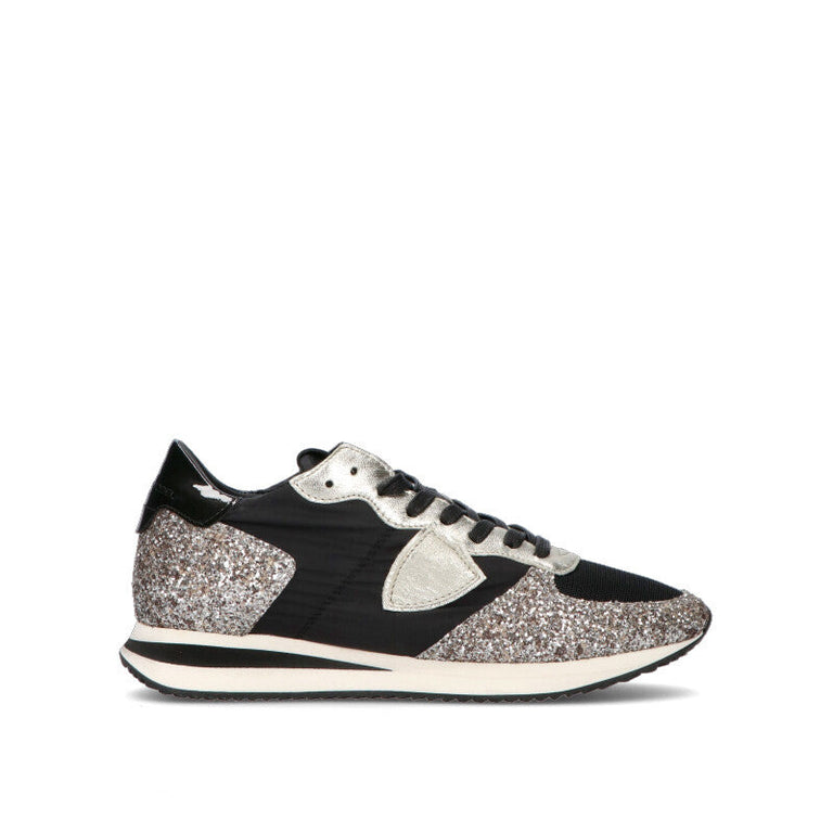 PHILIPPE MODEL Sneaker donna nera/argento
