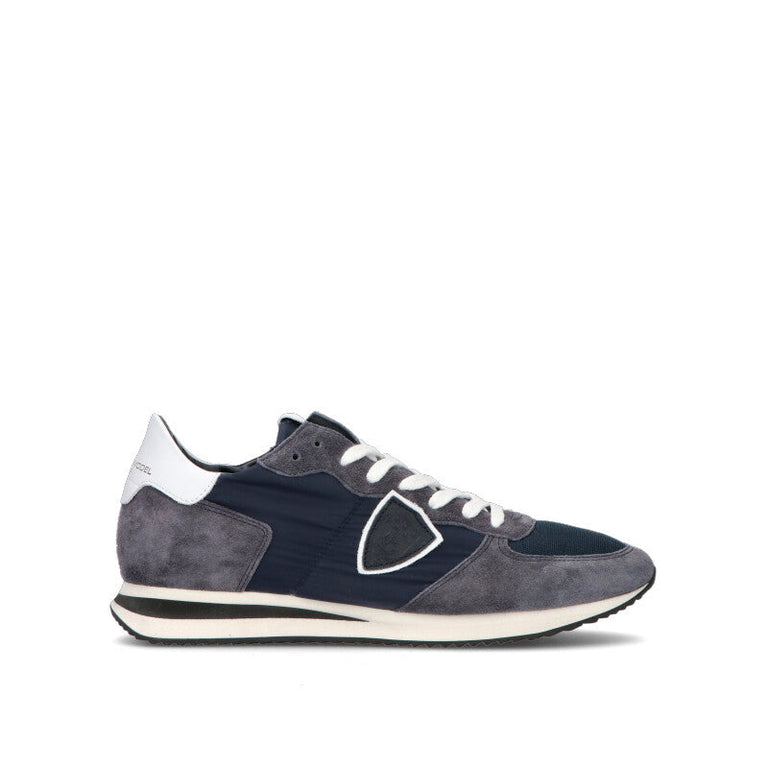PHILIPPE MODEL Sneaker uomo blu in suede