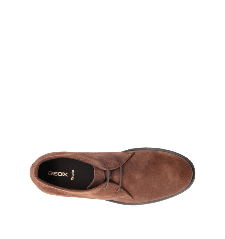 GEOX Polacco uomo marrone in suede