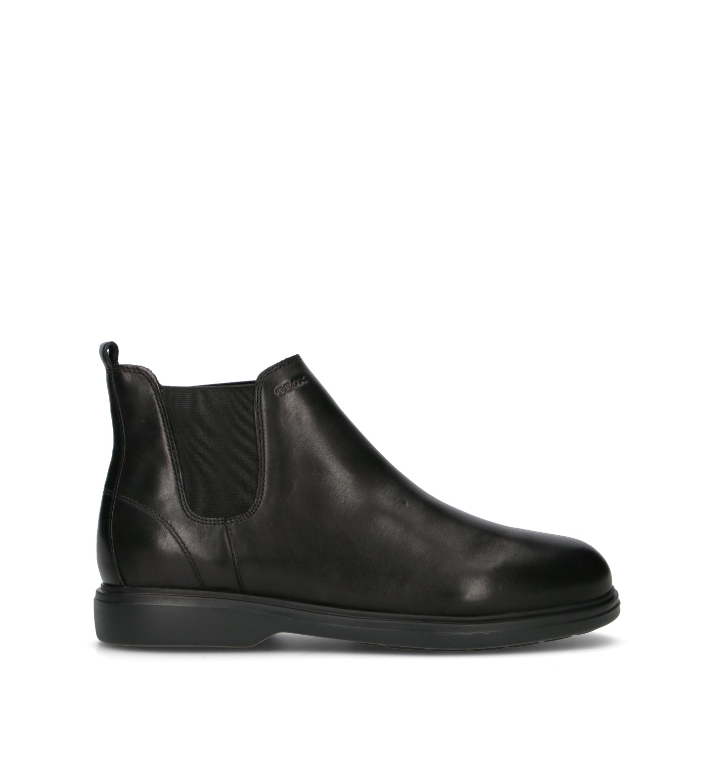 GEOX Tronchetto uomo nero in pelle