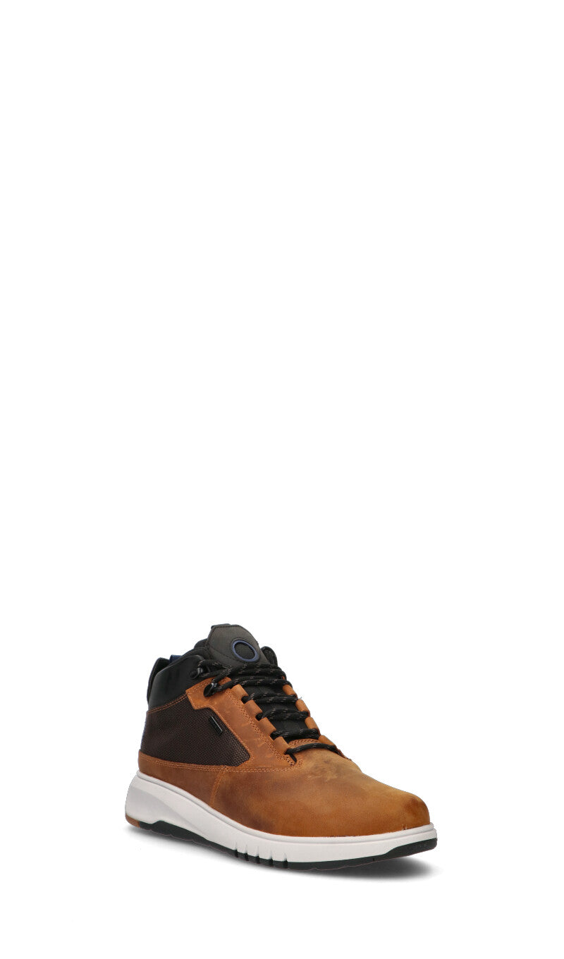 GEOX Polacco uomo marrone in pelle