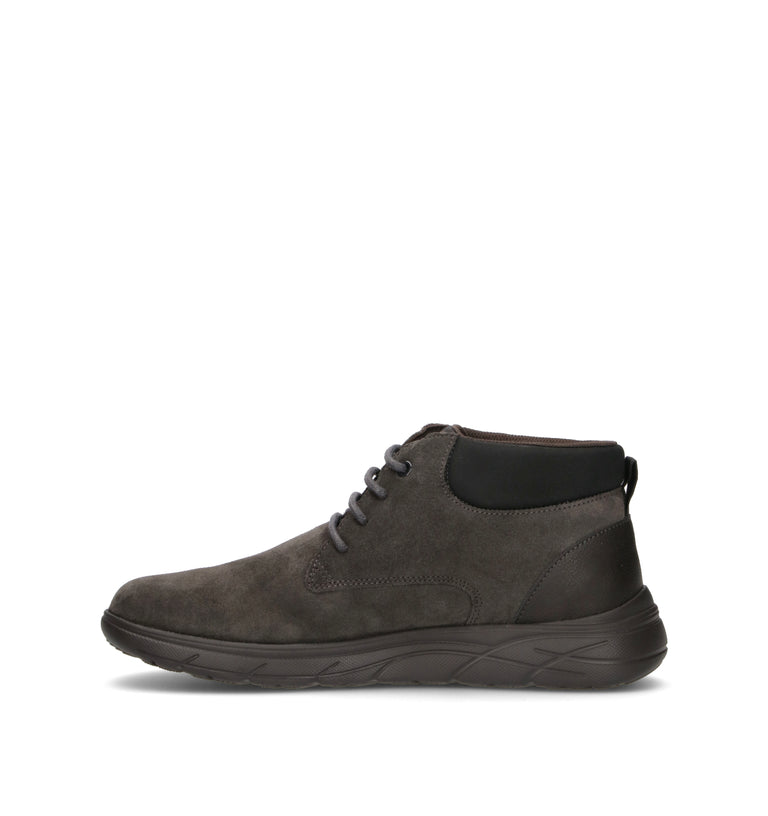 GEOX Polacco uomo grigio in suede