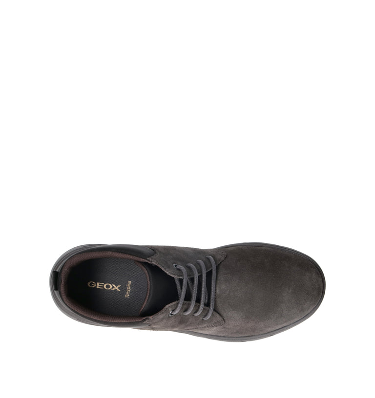 GEOX Polacco uomo grigio in suede
