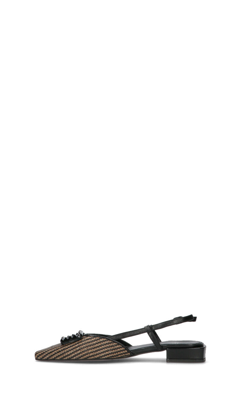EXE Slingback donna nera/beige