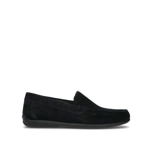GEOX Mocassino uomo blu in suede