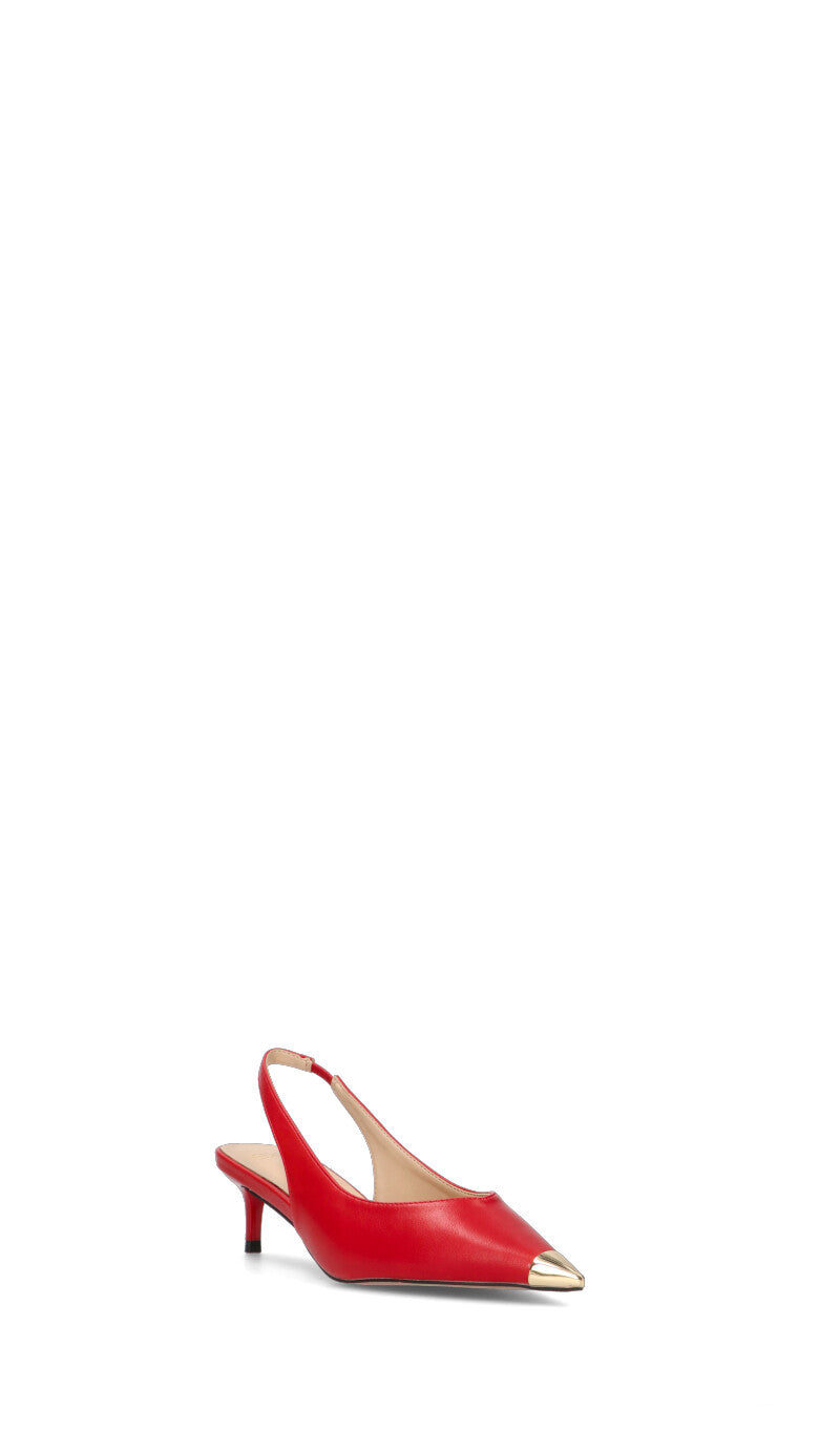 EXE Slingback donna rossa nude