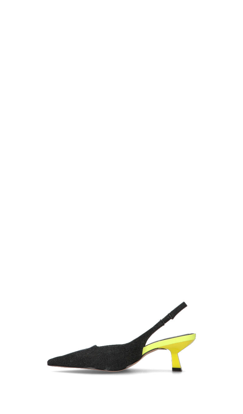 EXE Slingback donna nera/gialla
