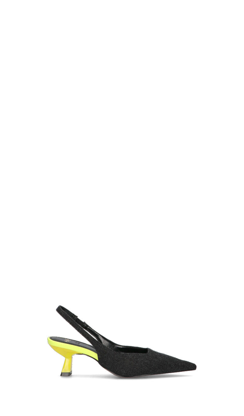 EXE Slingback donna nera/gialla