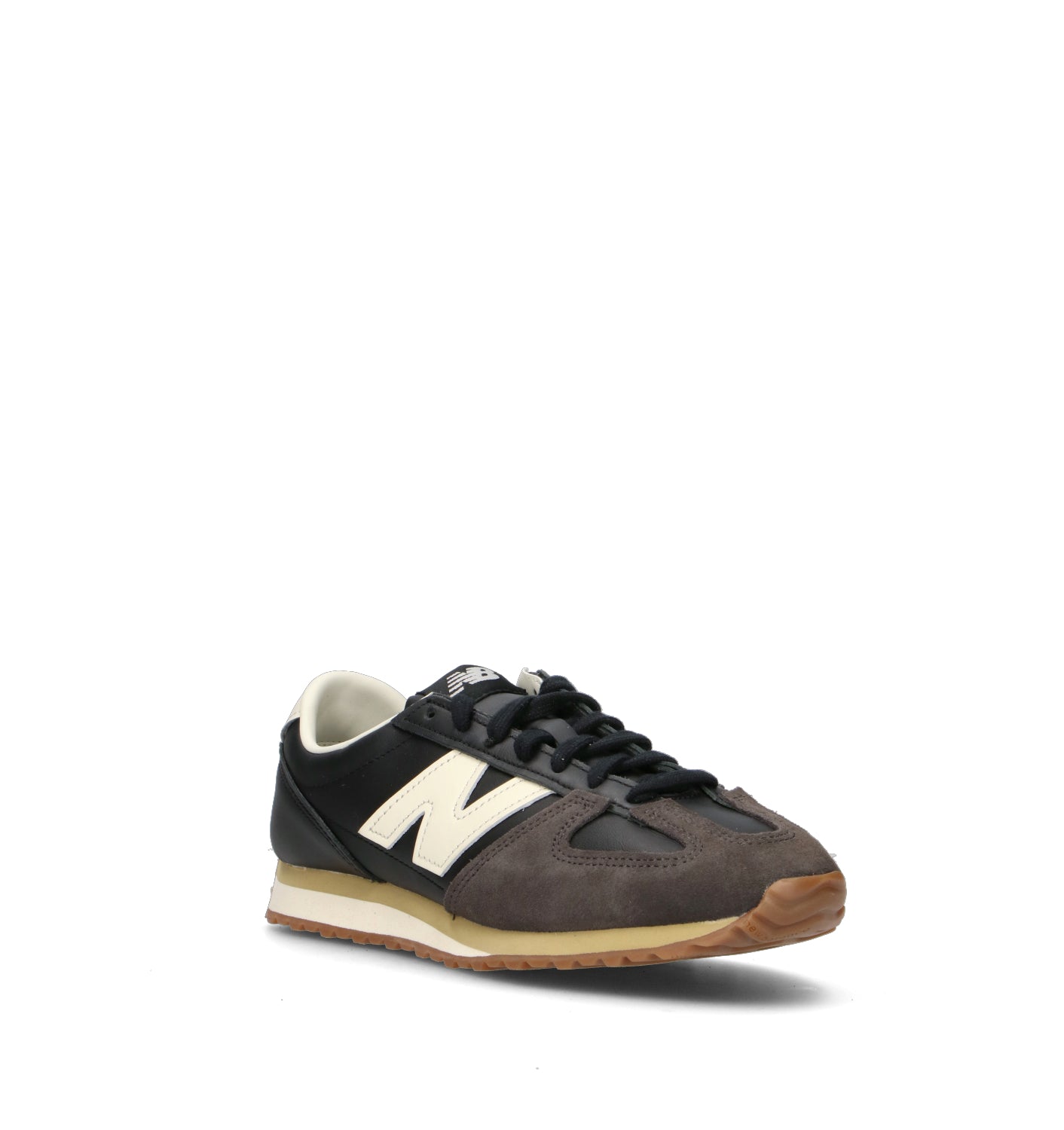 NEW BALANCE Sneaker uomo nera in pelle