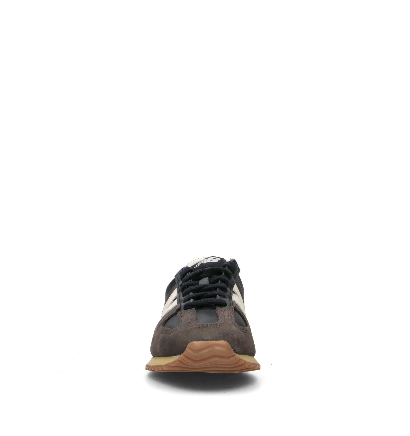 NEW BALANCE Sneaker uomo nera in pelle