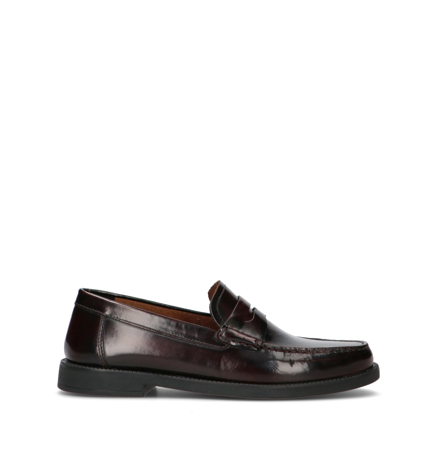 GEOX Mocassino uomo bordeaux in pelle
