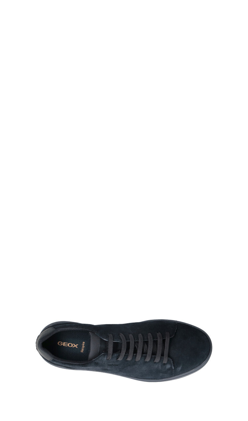 GEOX Sneaker uomo blu in suede