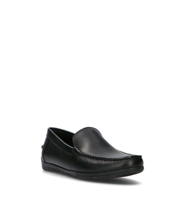 GEOX Mocassino uomo nero in pelle