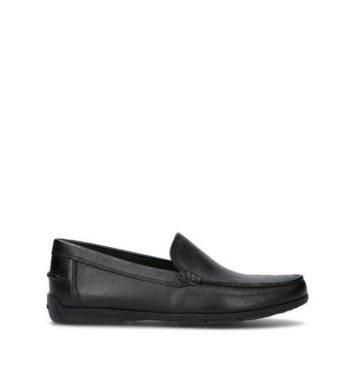 GEOX Mocassino uomo nero in pelle