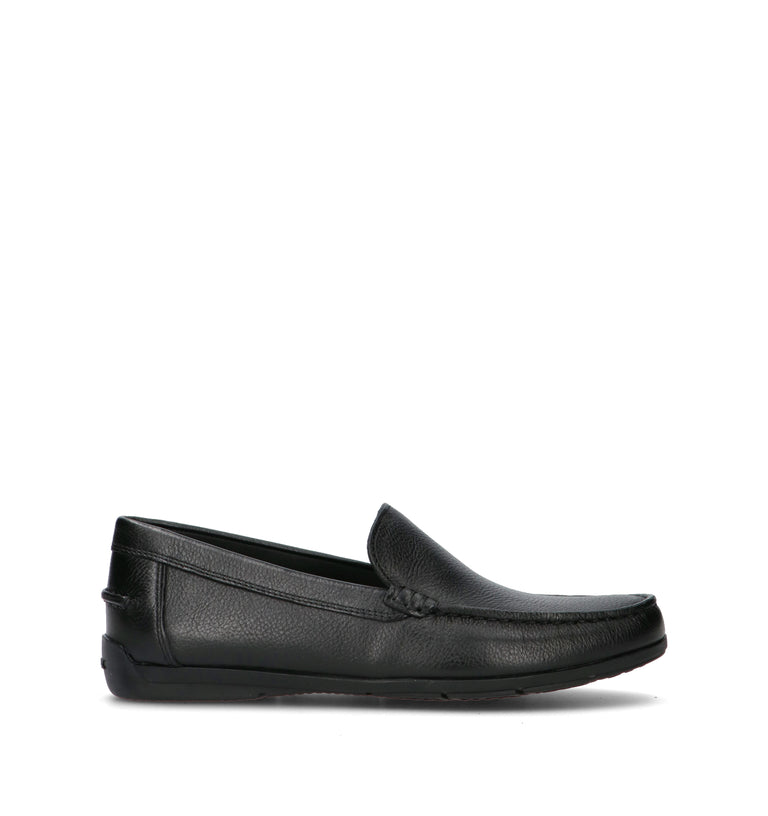 GEOX Mocassino uomo nero in pelle