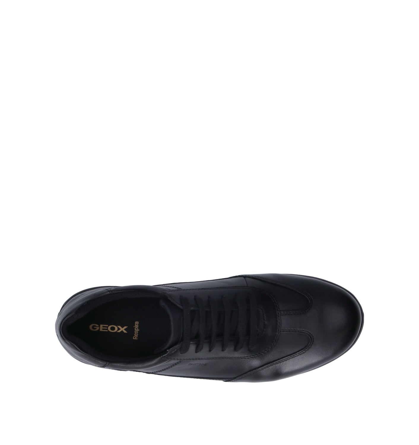 GEOX Sneaker uomo nera in pelle