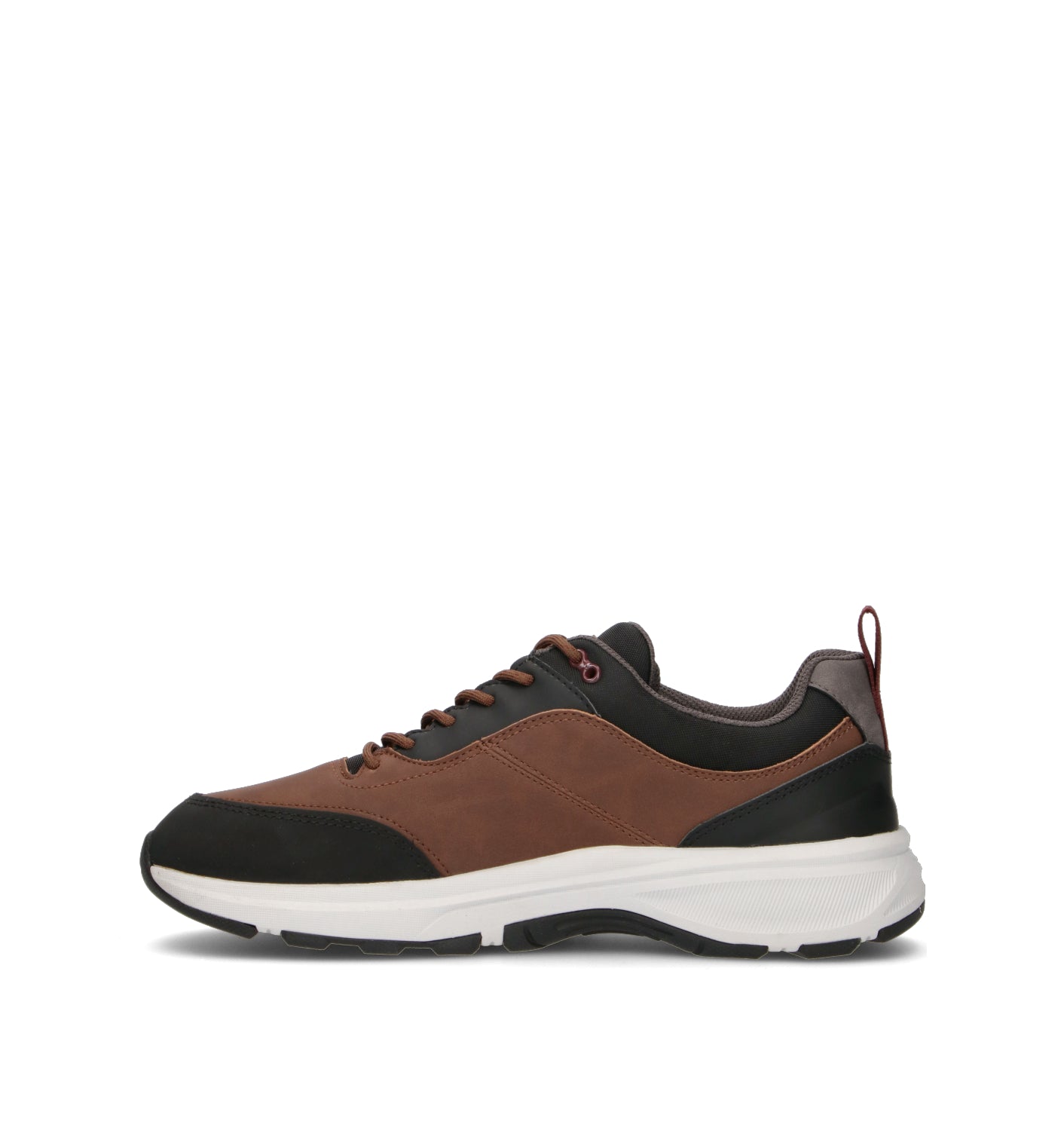 GEOX Sneaker uomo nera/marrone