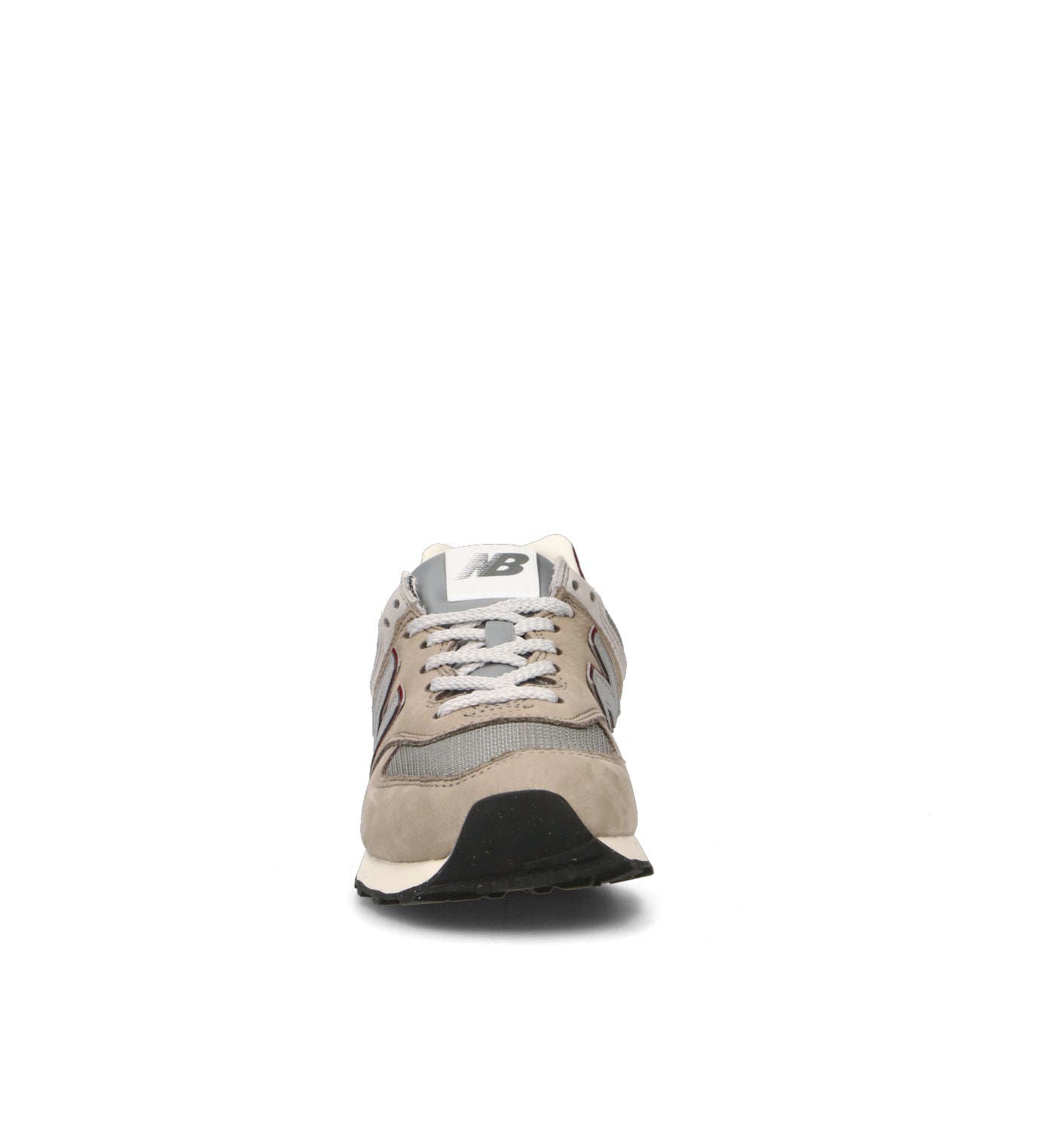 NEW BALANCE 574 Sneaker uomo pietra/burgundy