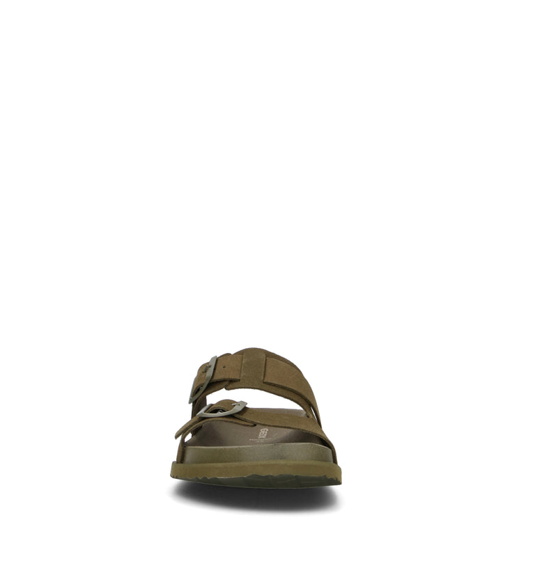 GEOX Ciabatta uomo militare in pelle
