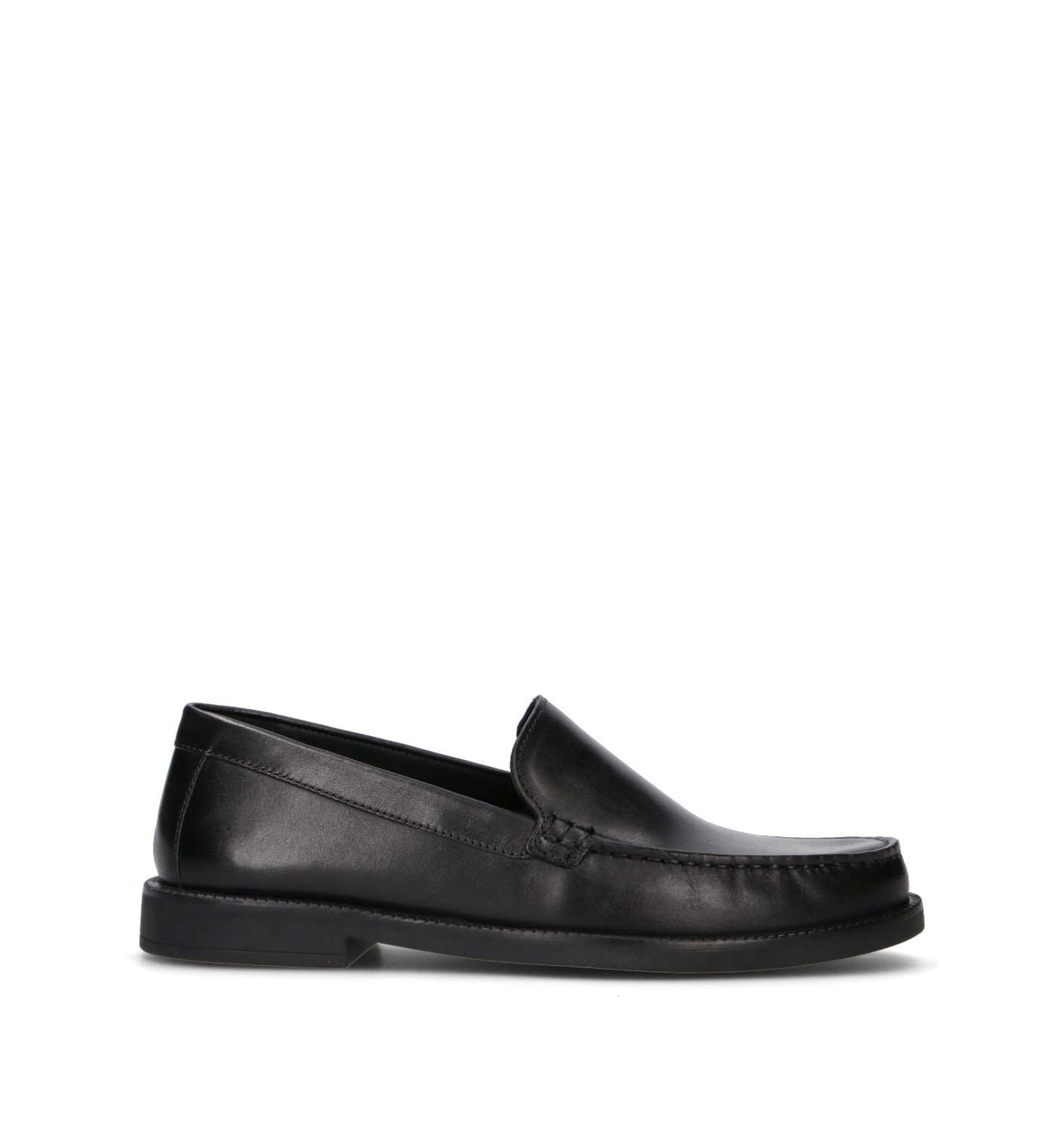 GEOX Mocassino uomo nero in pelle