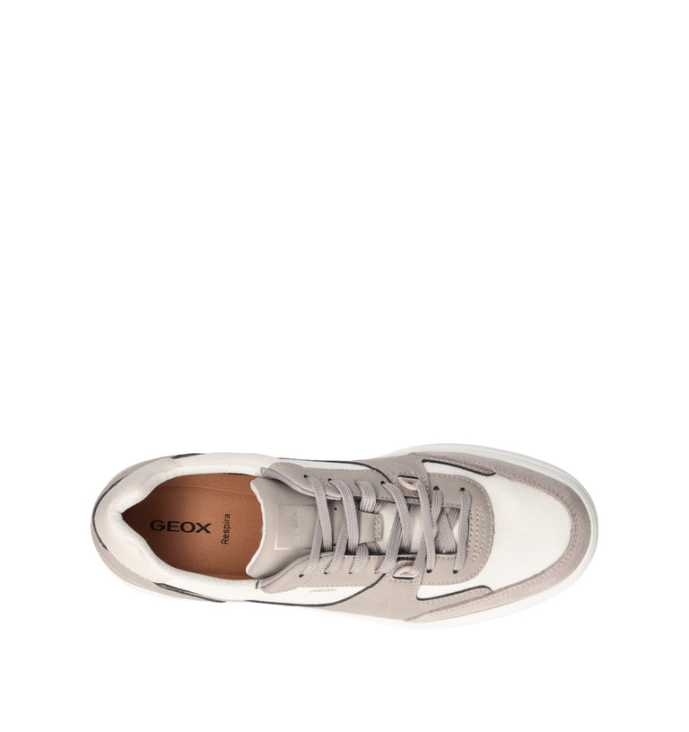 GEOX Sneaker uomo bianca/grigia