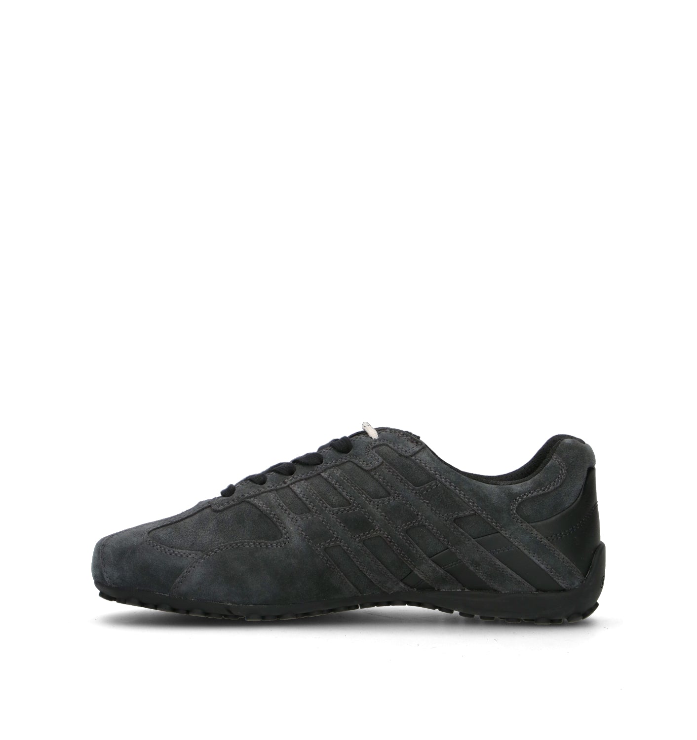 GEOX Sneaker uomo nera in suede