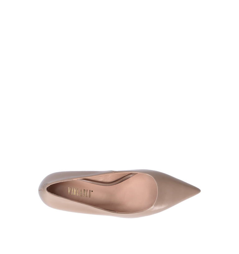 VIOLABLU' Décolleté donna nude in pelle