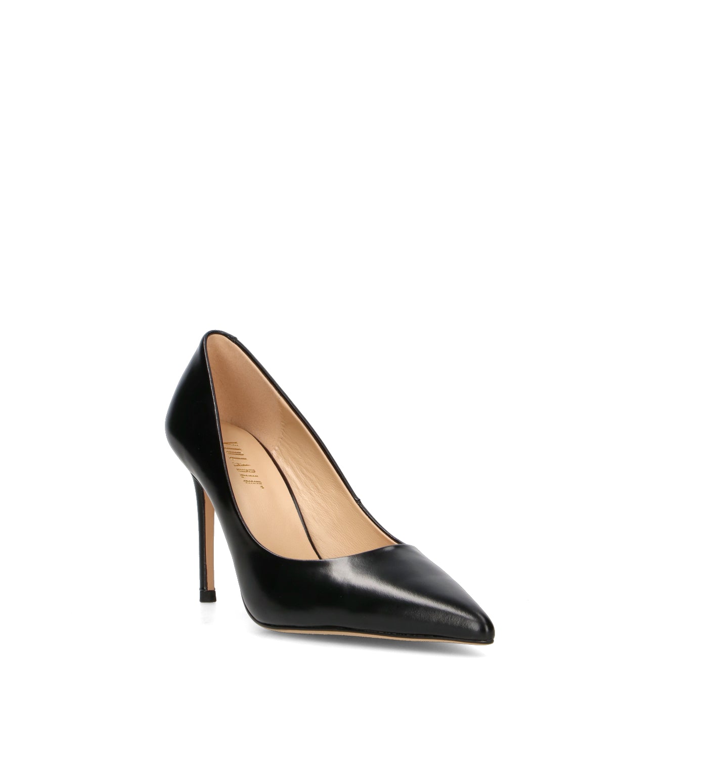 VIOLABLU' Décolleté donna nero in pelle