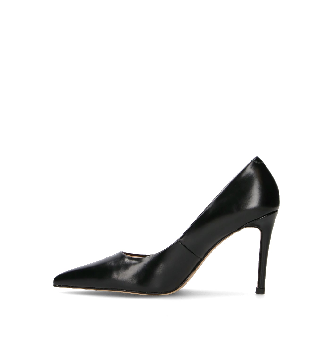 VIOLABLU' Décolleté donna nero in pelle