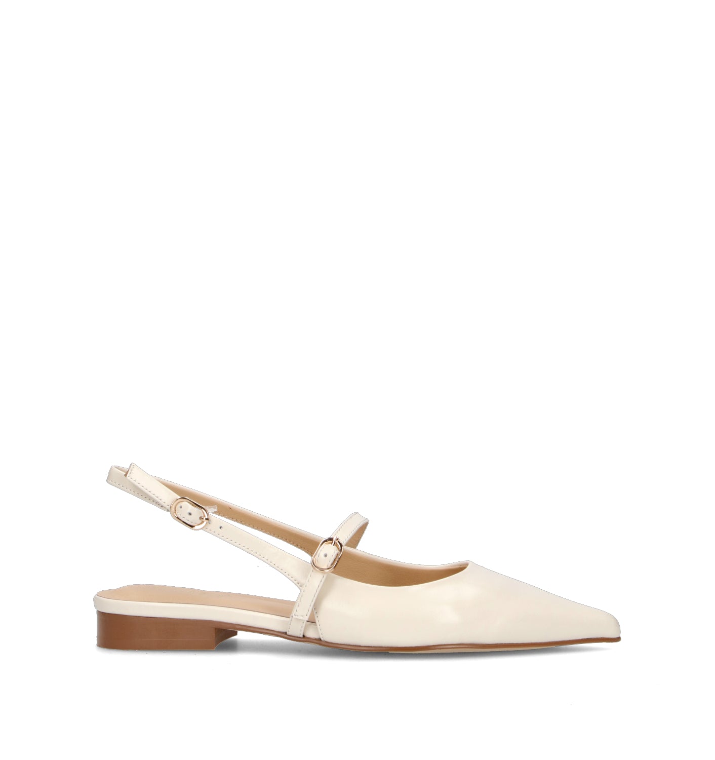 VIOLABLU' Slingback donna bianca in pelle