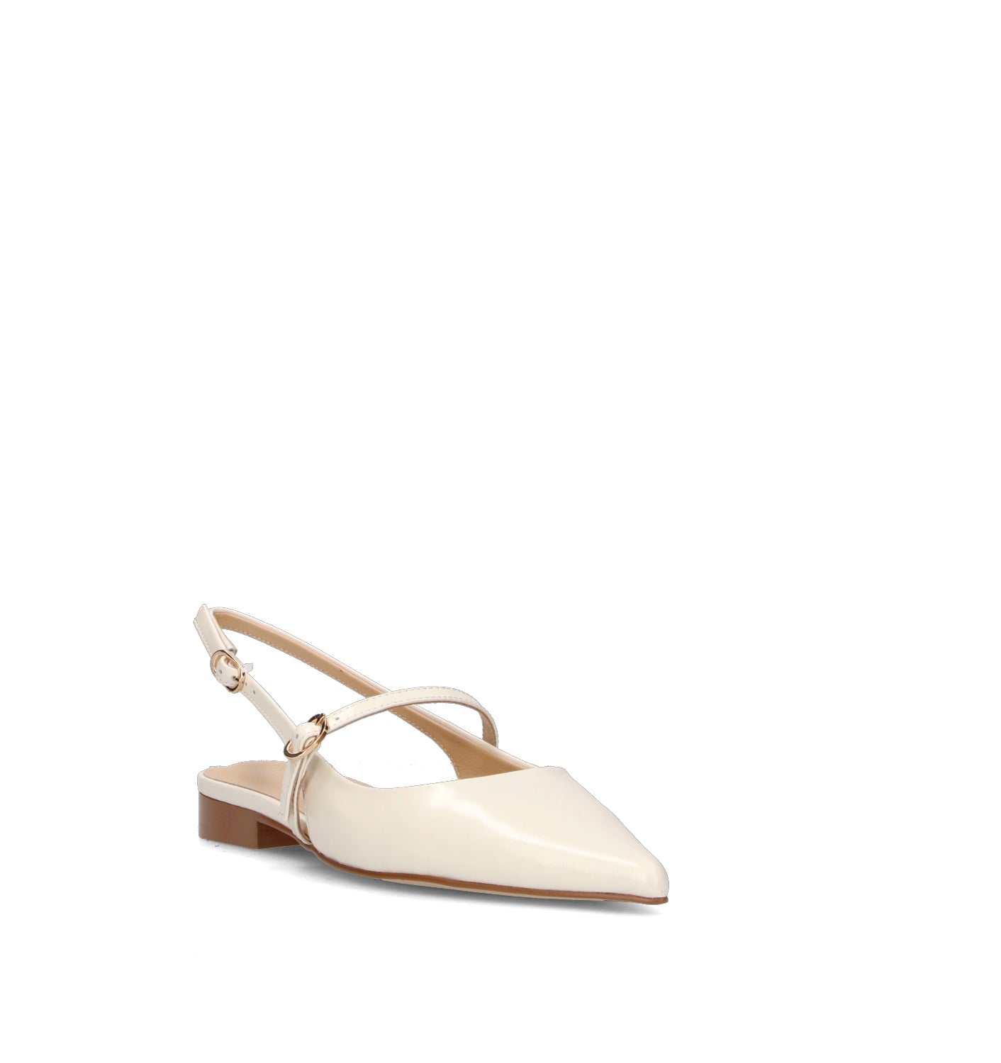 VIOLABLU' Slingback donna bianca in pelle
