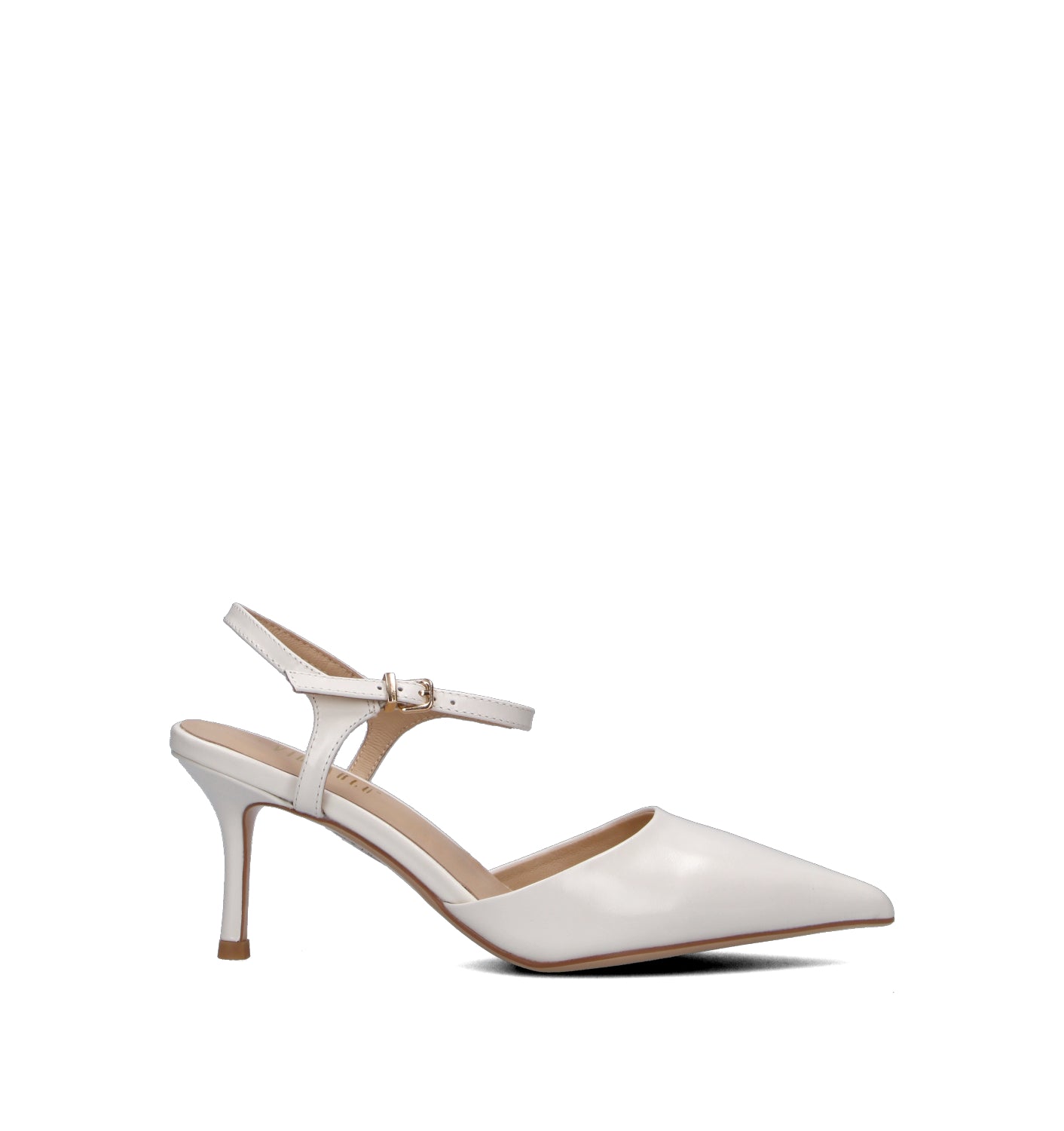 VIOLABLU' Slingback donna bianca in pelle